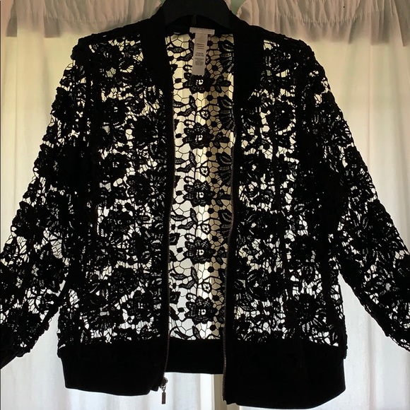 Chico’s black embroidered jacket - Picture 3 of 5